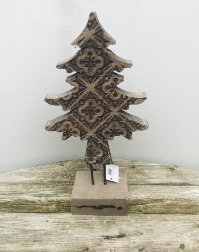 Dekorativer Holzbaum 31cm