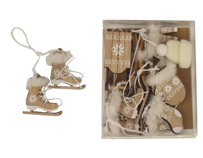 Weihnachtsschmuck Schachtel mit 6 Stück D4629-20