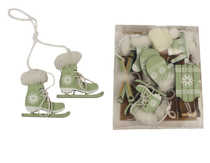 Weihnachtsschmuck Box 6 Stück D4629-15