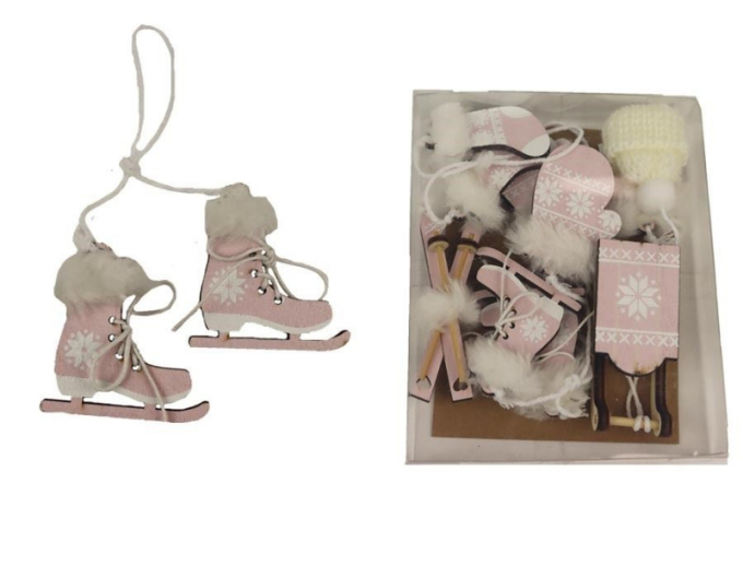 Weihnachtsschmuck Box 6 Stück D4629-05