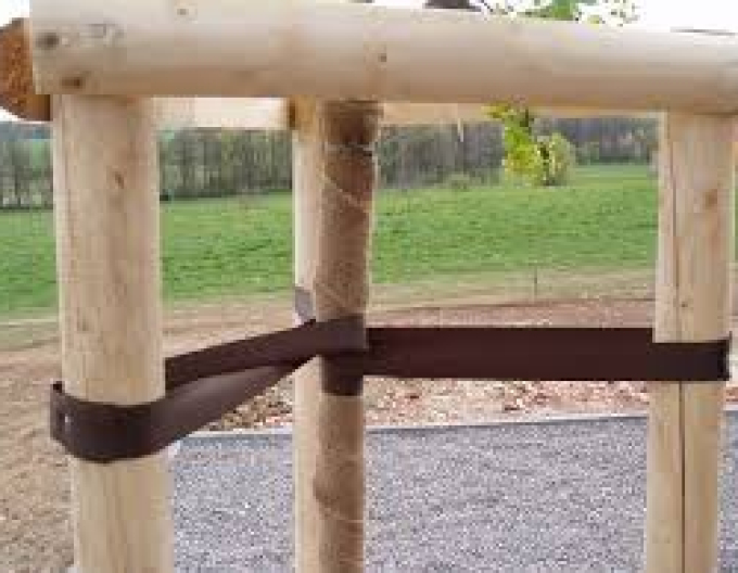 Stützpfahl mit Erdspieß Durchmesser 6cm - Höhe 250cm