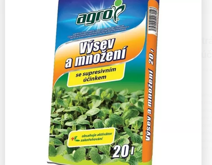 Agrosubstrat für Aussaat und Vermehrung mit suppressiver Wirkung 20l