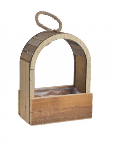 Hängender Holztopf