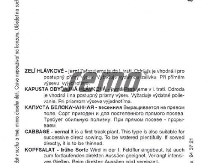 Semo Weißkohl  Unikat F1