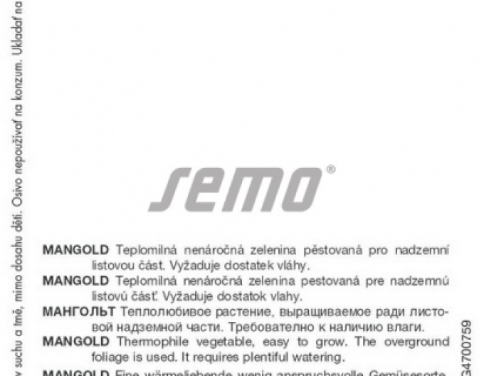 Semo Mangold Bright Yellow F1