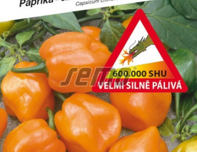 Saatgut Paprika einjährig Habanero Orange