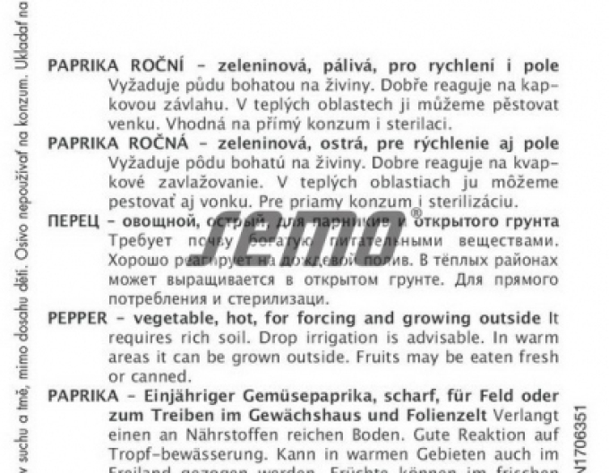 Semo Paprika Pálinda F1