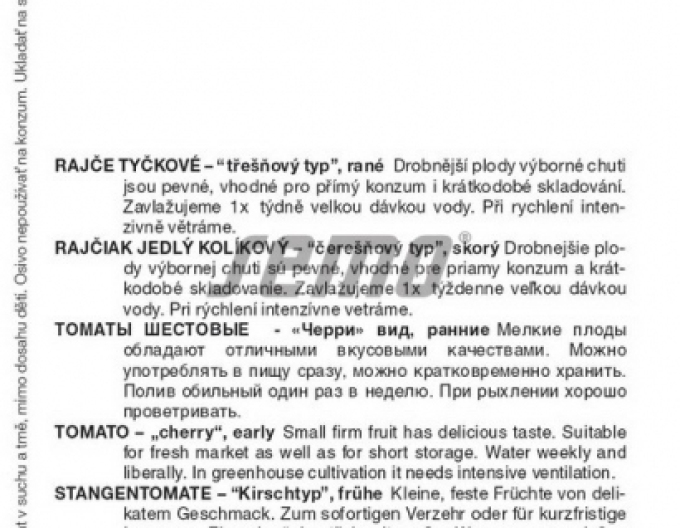 Semo Staubtomate Farbmischung Cherry F1