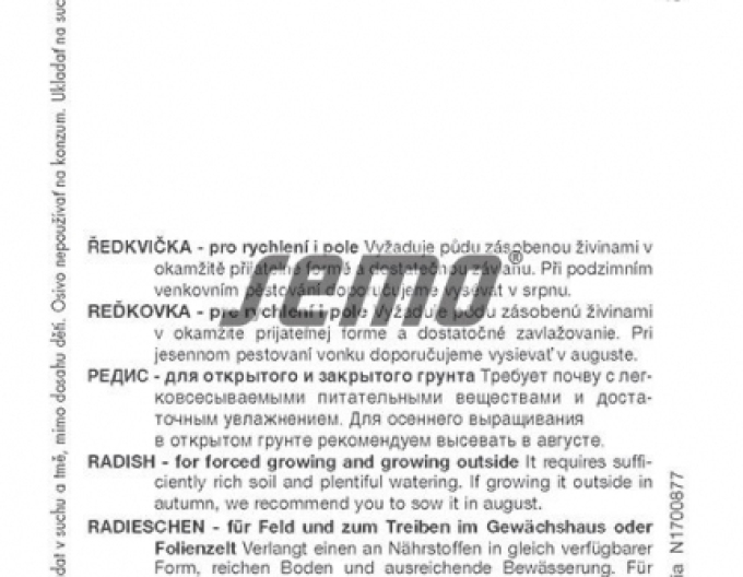 Semo Radieschen Primara F1