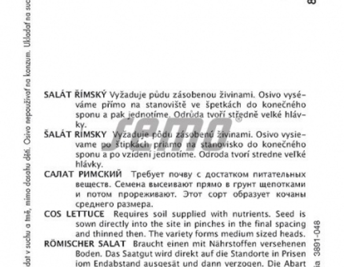 Semo-Römischer Salat Gelbus