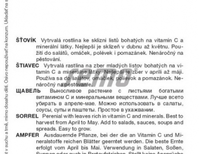Gartensamen für Salate