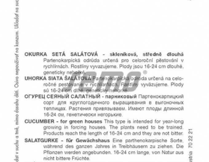 Semo Salatgurke Formula F1