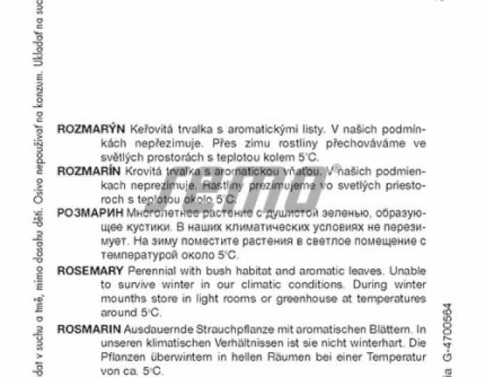 Rosmarin-Samen