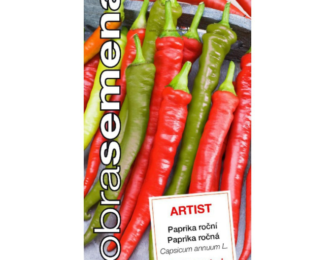 Dobrá semená Paprika Artist