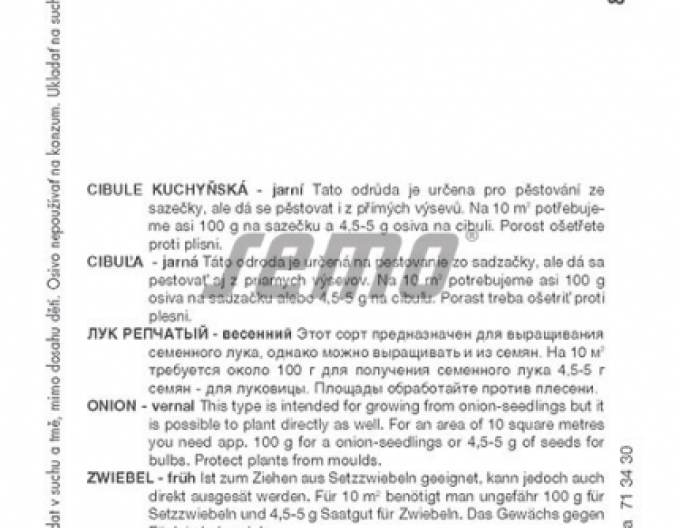 Semo Zwiebel Všetana