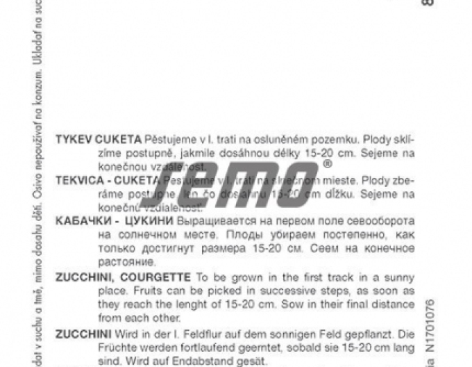 Semo Zucchini Bětka F1