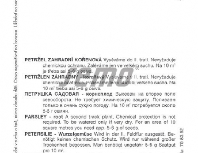 Semo Wurzelpetersilie Hanacka