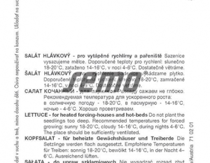 Semo Salat zum Füttern Smaragd S