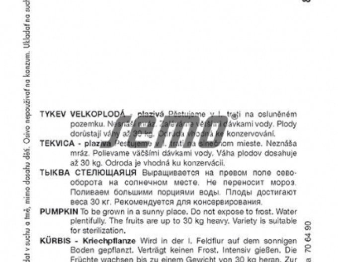 Semo Riesenkürbis Goliaš