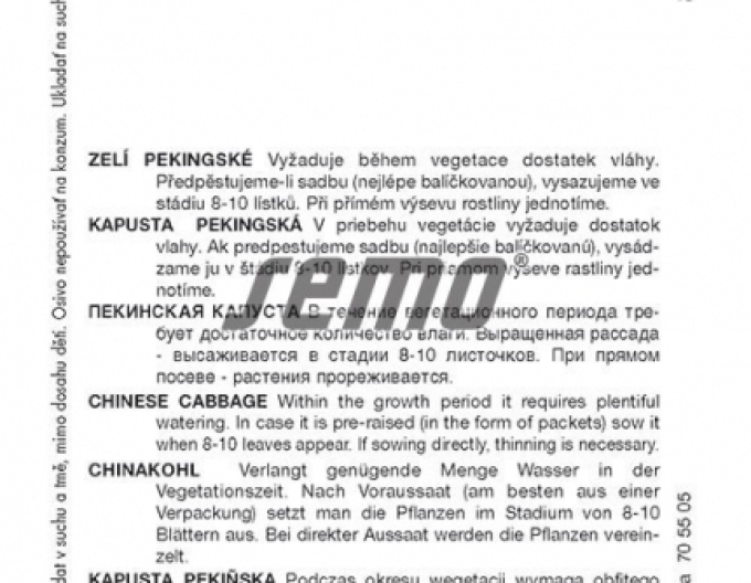 Semo Chinakohl Manoko F1