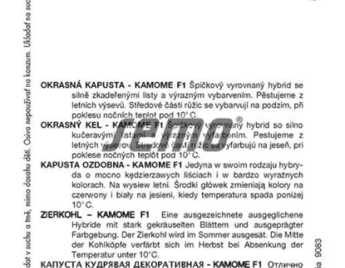 Saatgut Zierkohl Kamome F1 Mix