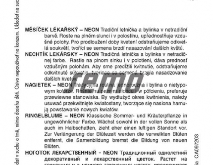 Semo Ringelblume Neon