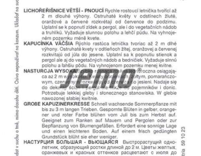 Semo Kapuzinerkresse Grande Mix