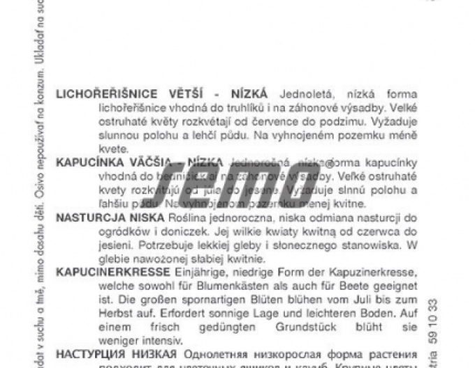 Semo Kapuzinerkresse Tom Pouce Mix
