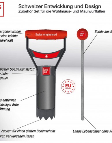 Swiss Inno Zubehör für Maulwurffalle