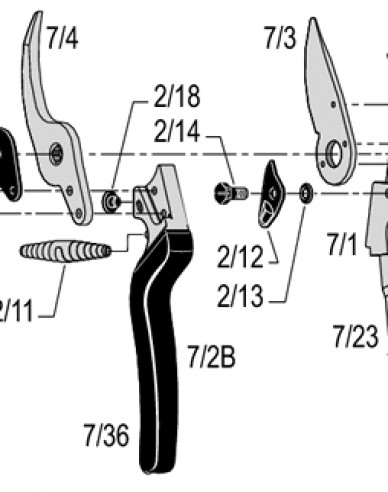 Felco 7/7 Schraube für Zahnsegment (Felco 7)