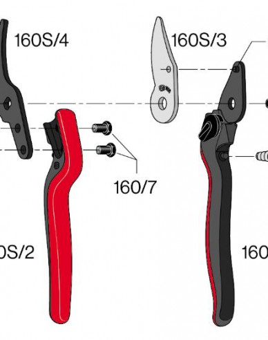 Felco 160/6 Gegenmesser Schraube 160S, L