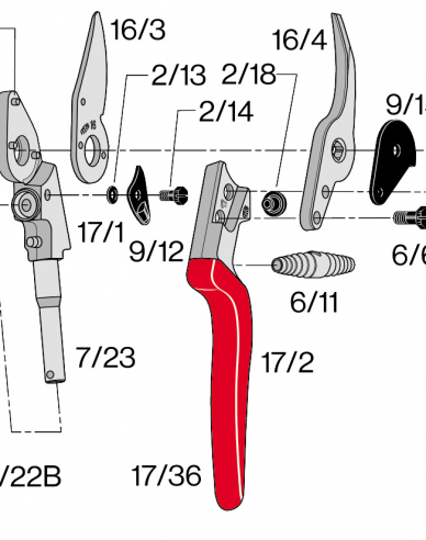 Felco 6/6 Gegenklingenschraube