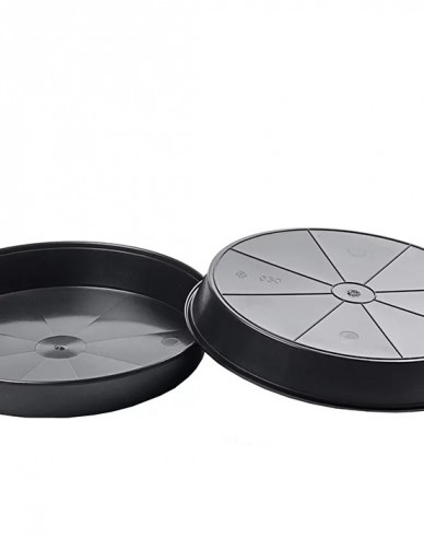 Pflanzenuntersetzer 45cm schwarz