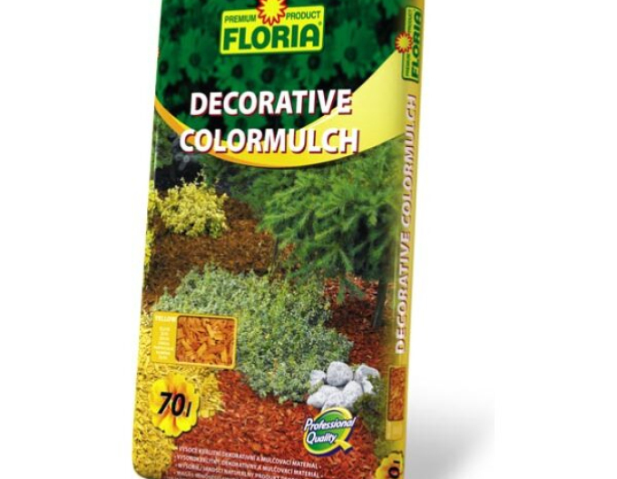 Floria Dekorative Holzspäne gelb 70l