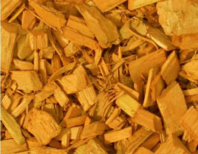 Floria Dekorative Holzspäne gelb 70l
