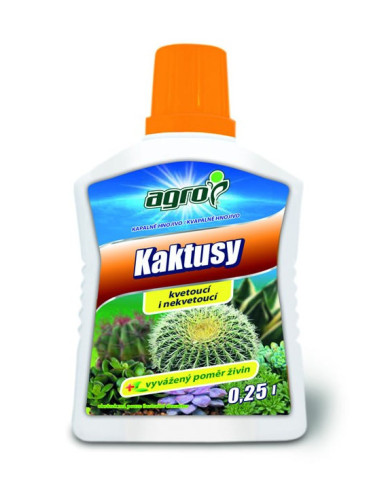Agro-Flüssigdünger für Kakteen und Sukkulenten 0,25l