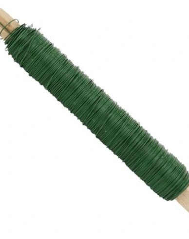 Draht mit Holzgriff grün 100g