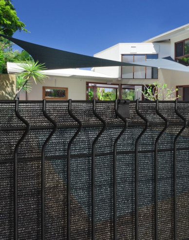 Beschattungsnetz 90% - Anthrazit - 2 x 10 m