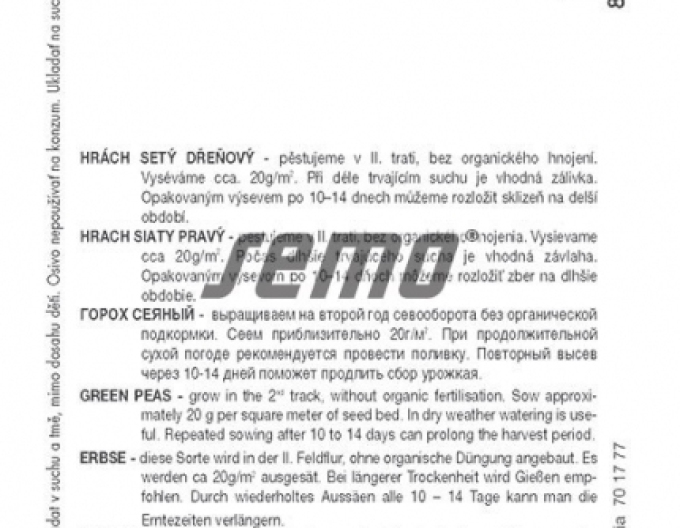 Semo Erbse Radovan 20g