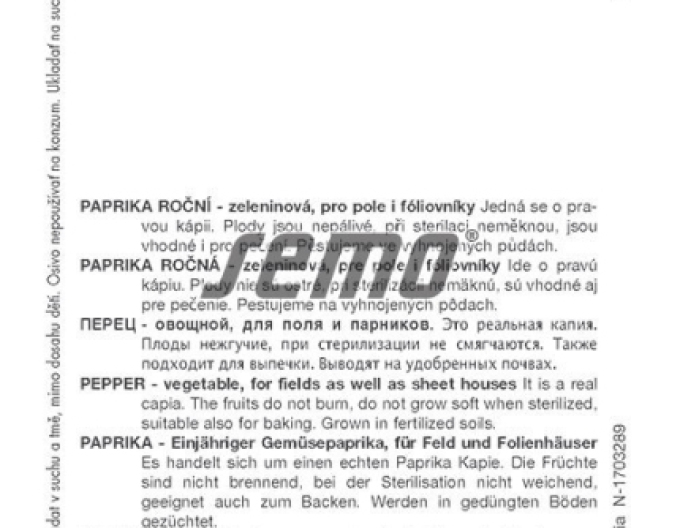 Semo Paprika Raduza F1