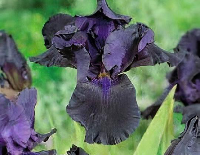 Sibirische Schwertlilie Black Knight