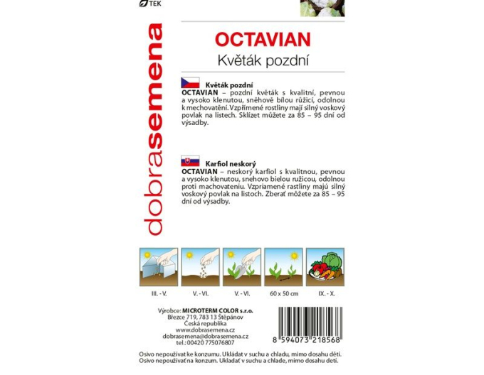 Dobrá semená Blumenkohl Octavian