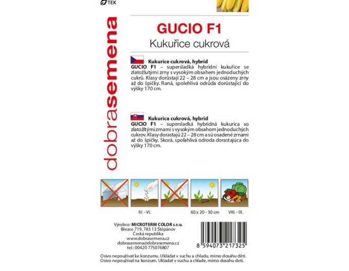 Dobrá semená Mais Gucio F1