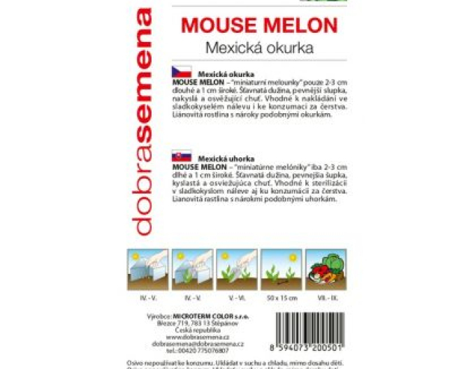 Dobrá semená Mexikanische Gurke Mouse Melon