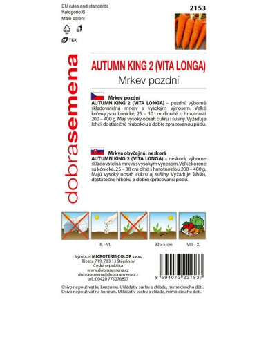 Dobrá semená Karotte Autumn King 2