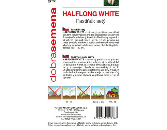 Dobrá semená  Pastinake Halflong White