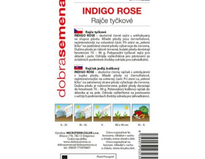 Dobrá semená Stabtomate Indigo Rose
