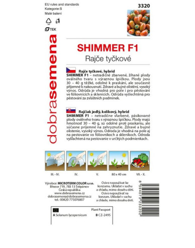 Dobrá semená Stabtomate Shimmer F1