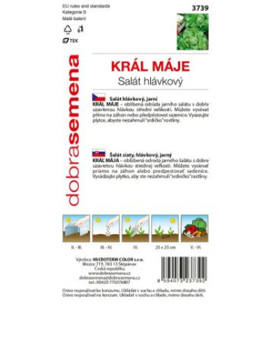 Dobrá semená Frühjahrssalat „Král máje I.“