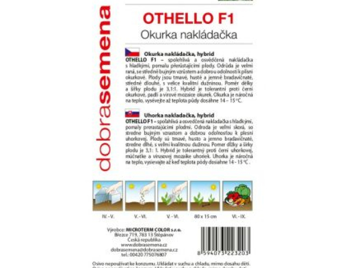 Dobrá semená Einlegegurke Othello F1